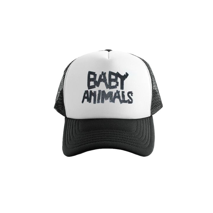 Trucker Cap Baby Animals Tape Logo