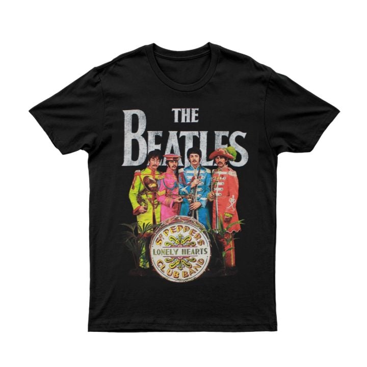 Sgt Pepper Black Tshirt