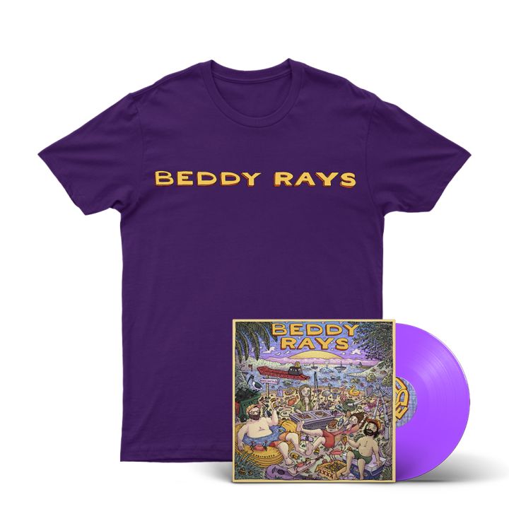 Limited Edition Translucent Purple Vinyl + Beddy Album Tee Bundle