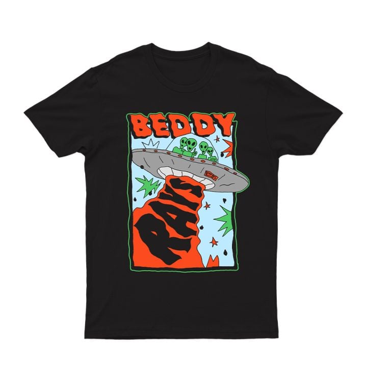 Beddy Rays UFO Black Tshirt