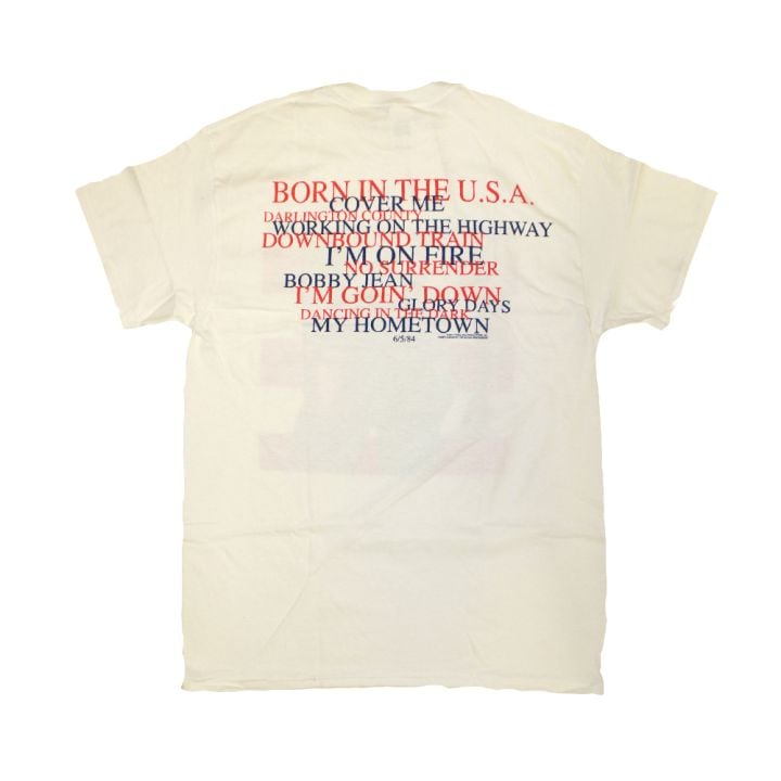 Born In The USA White Tshirt