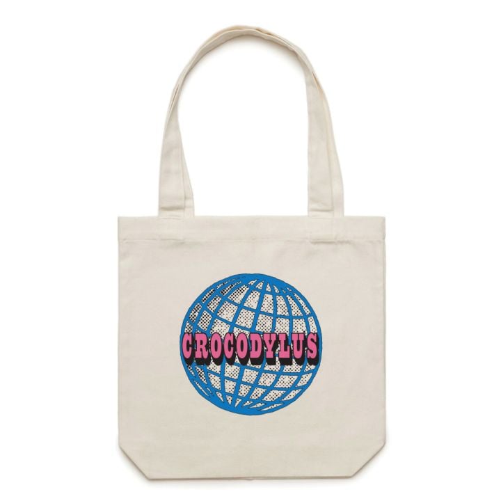 Globe Tote Bag Natural