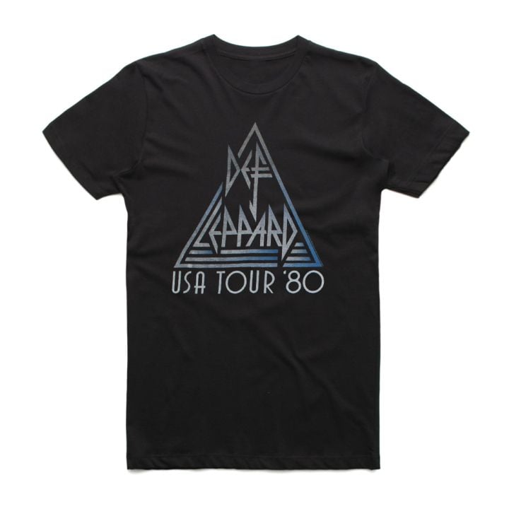 USA Tour Black Tshirt