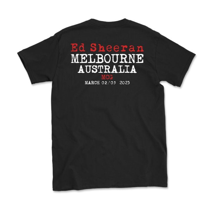 Symbols Tour MELBOURNE Black Tshirt