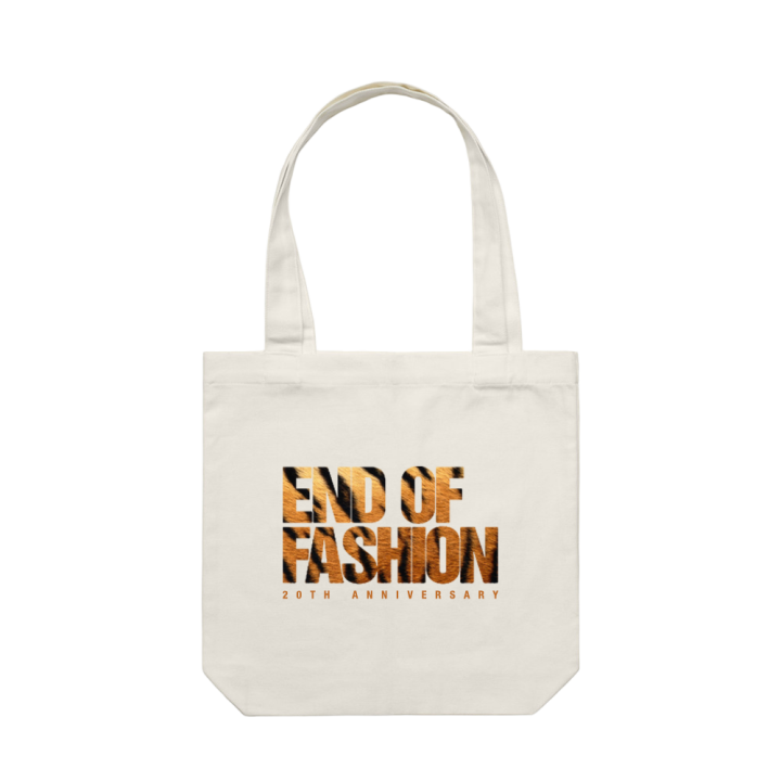 End of Fashion 20th Anniversary Tote Bag