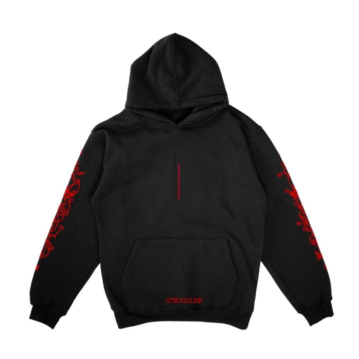 STRUGGLER Black Hoody