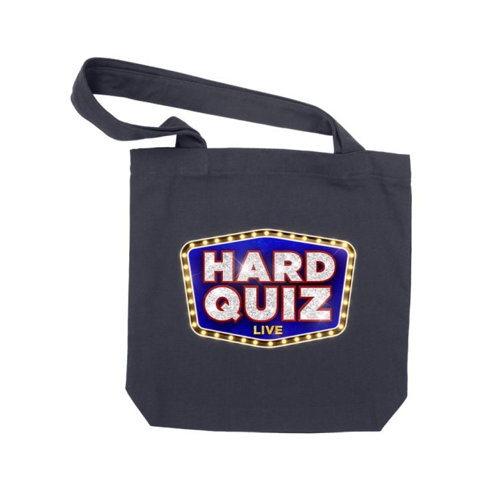 Hard Quiz Live Logo Canvas tote bag