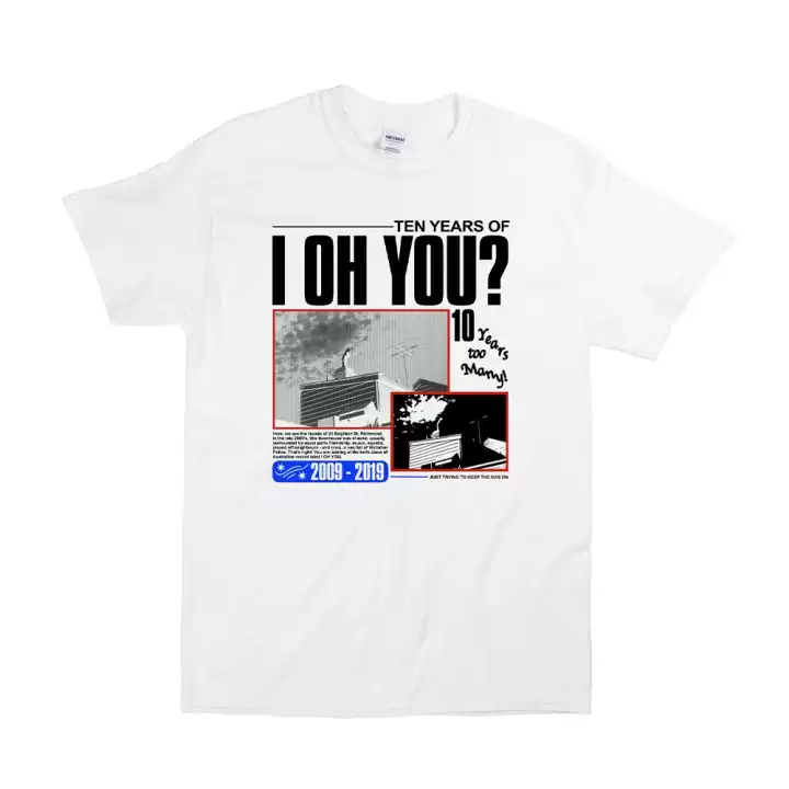 10 Year Anniversary White Tee