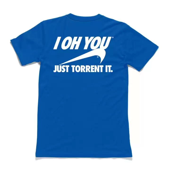 Just Torrent It Blue Tshirt