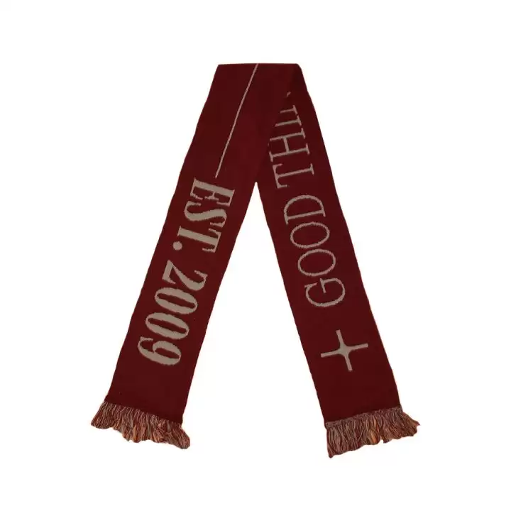 I OH YOU / GOOD THINGS TAKE TIME SCARF (BURGUNDY)