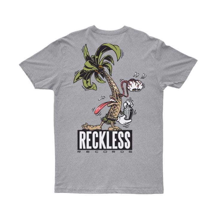 Reckless Records Logo - Sports Grey Tshirt
