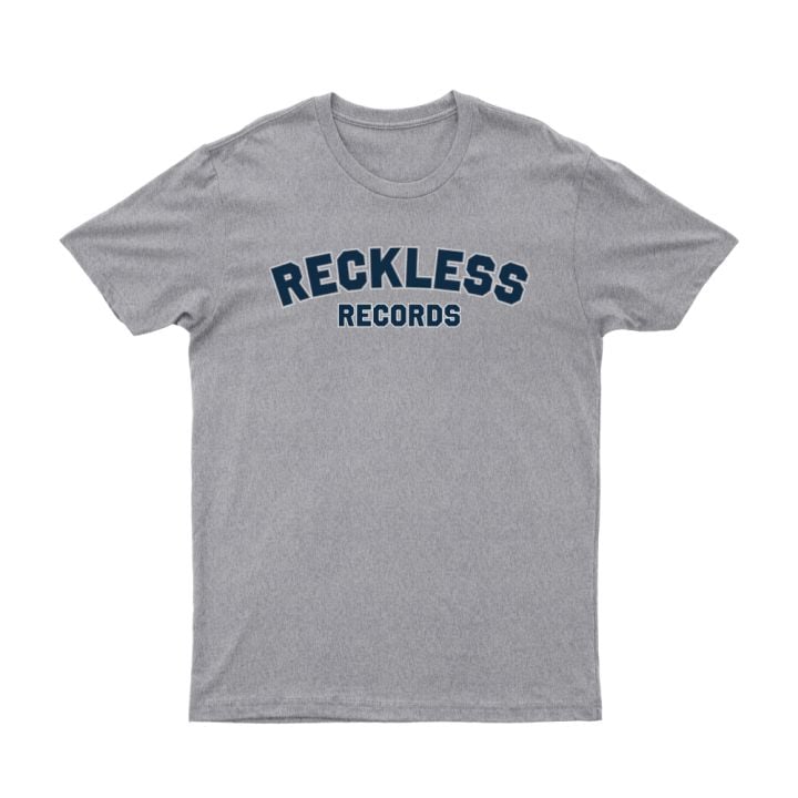 Reckless Records Logo - Sports Grey Tshirt