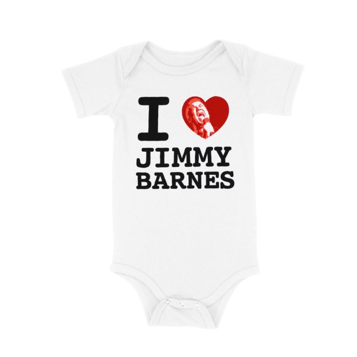 &#039;I Love Jimmy Barnes&#039; Baby Romper
