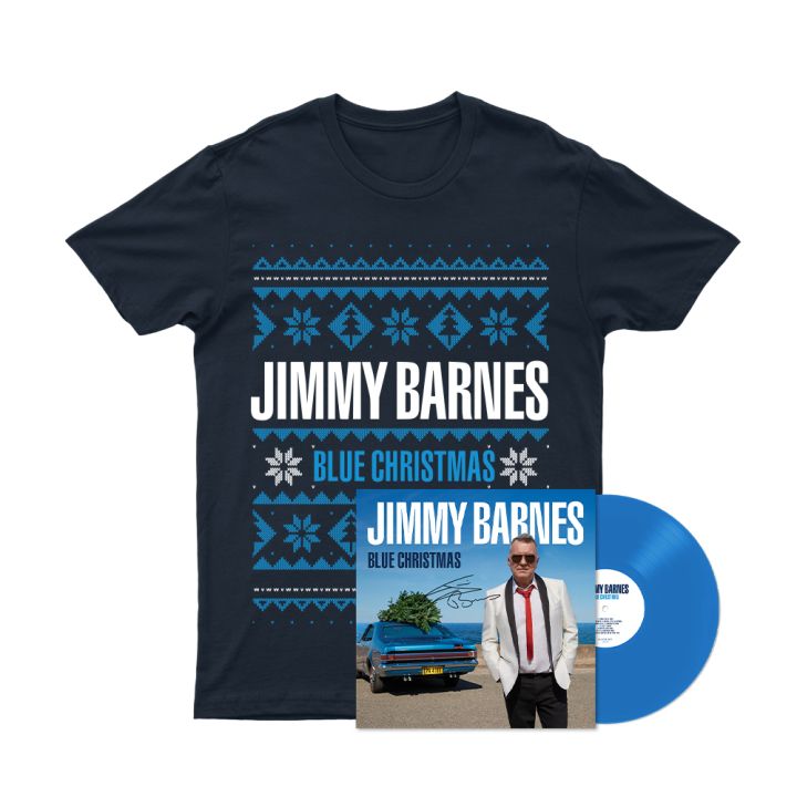 Blue Christmas Tshirt &amp; Vinyl - Signed