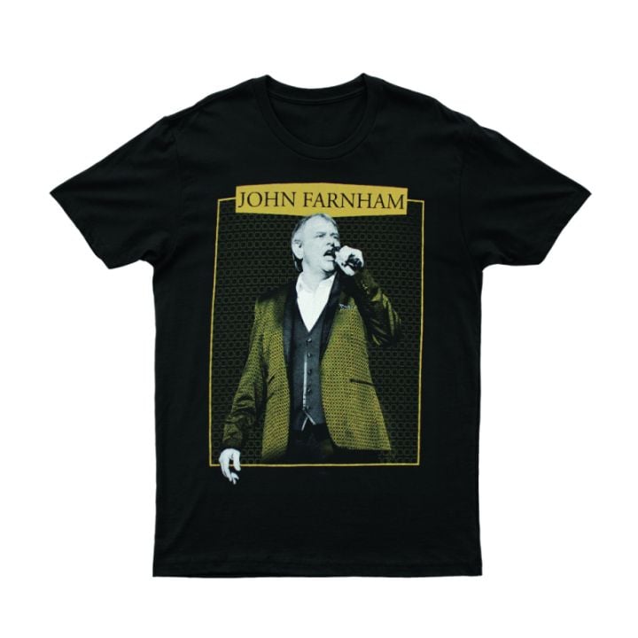 Gold Jacket Black Tshirt 2018/2019 Tour (FRONT PRINT ONLY)