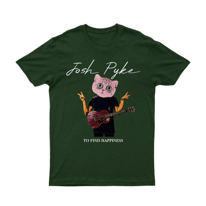 TO FIND HAPPINESS FOREST GREEN T SHIRT