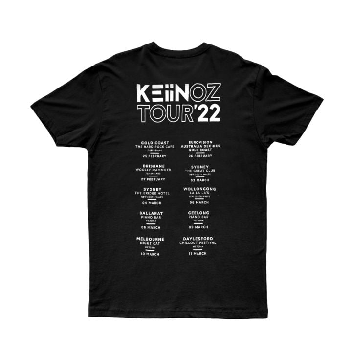 Australian Tour 2022 Black Tshirt