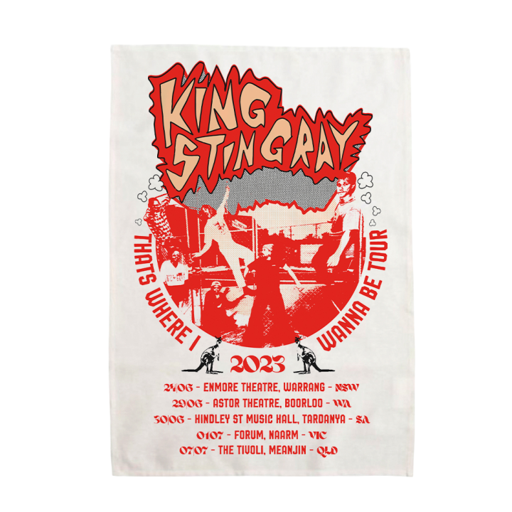 That’s Where I Wanna Be Tour 2023 Tea Towel