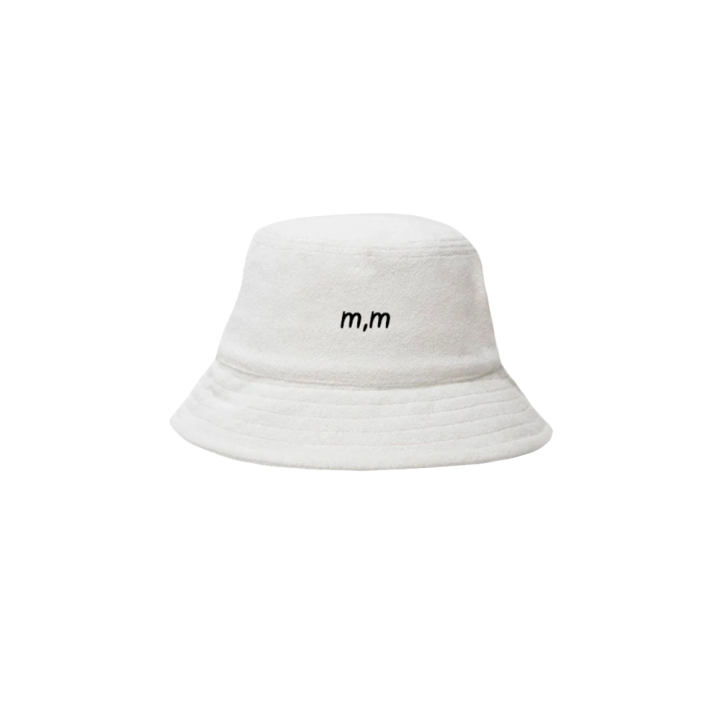 WINNIE CRUSH WHITE BUCKET HAT