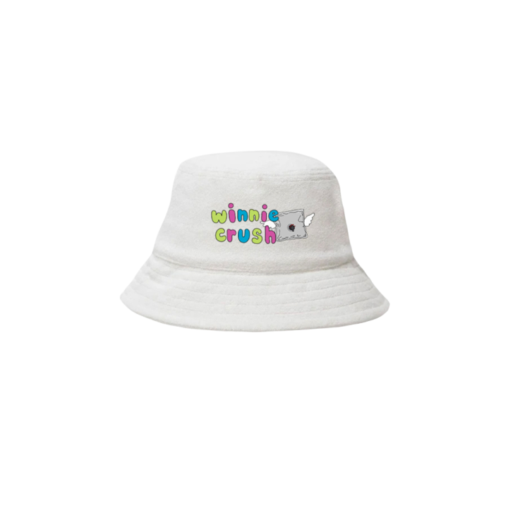 WINNIE CRUSH WHITE BUCKET HAT