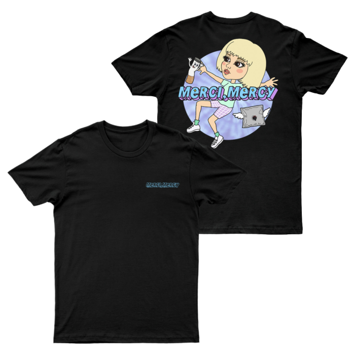 ANIMATION LOGO BLACK T SHIRT