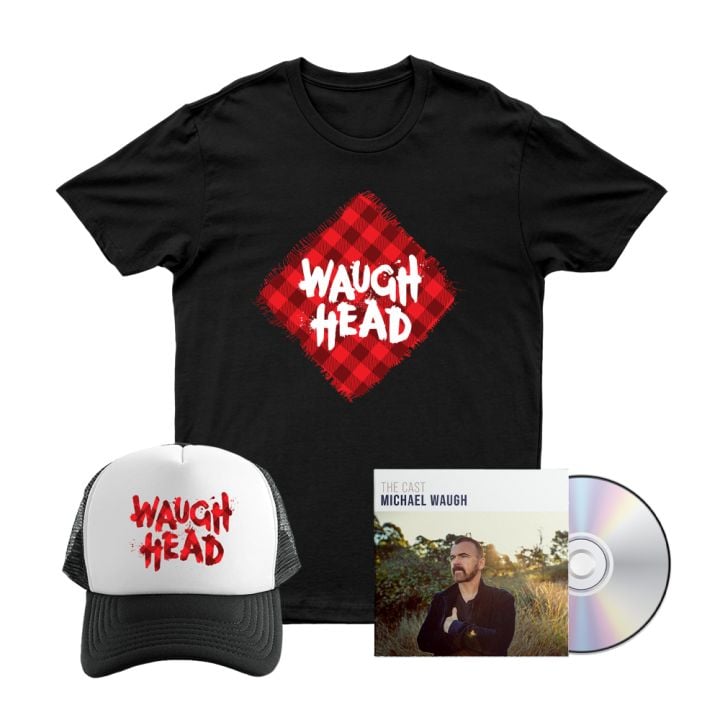 Bundle 3 - The Cast CD, Waugh Head Tshirt, Waugh Head Cap