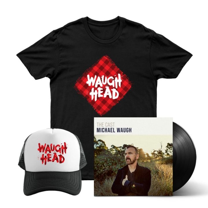 Bundle 6 - The Cast (LP) Vinyl, Waugh Head Tshirt, Waugh Head Cap