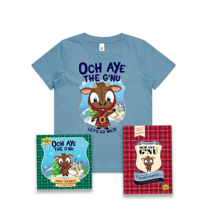 The Recorded Poems of Och Aye The G’nu/ Och Aye The G’nu and Blue Kids Tshirt