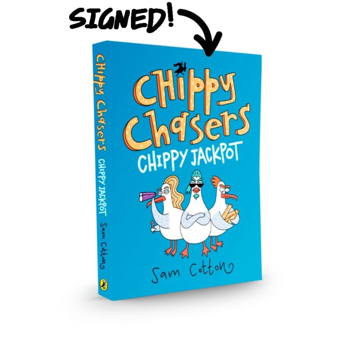 SIGNED Chippy Chasers Chippy Jackpot Book