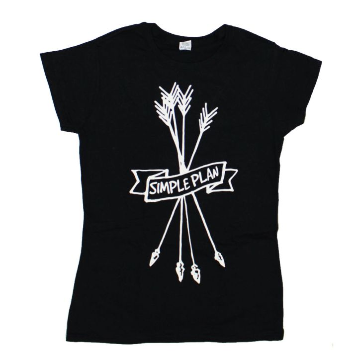 Arrows Girls Black Tshirt