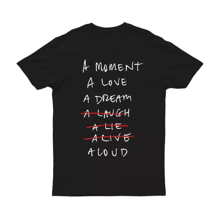 A Moment, A Love, A Dream, Black Tshirt
