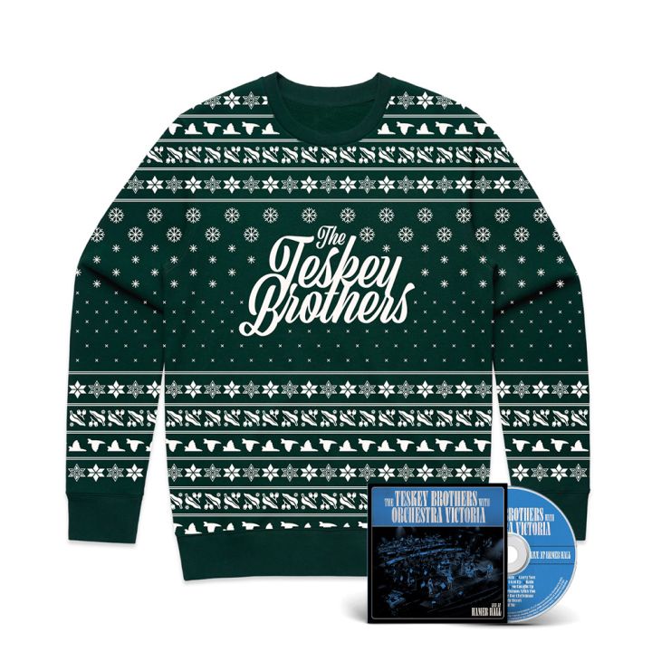 Green Xmas Sweater/The Teskey Brothers with Orchestra Victoria - Live at Hamer Hall CD Bundle