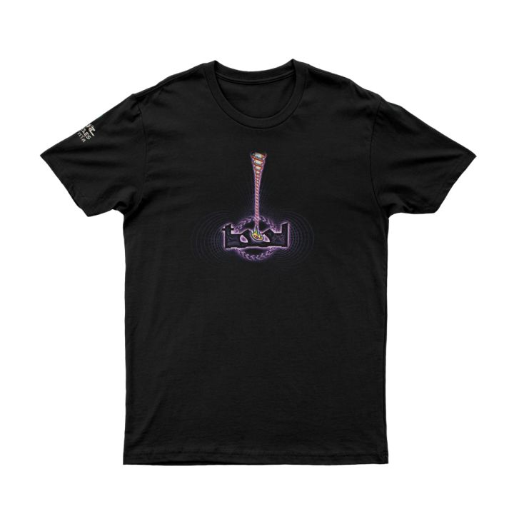 Dissection Purple Logo Black Tshirt