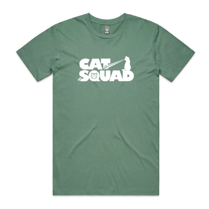New Cat Squad design without frame T-shirt (Multiple Colors Available)