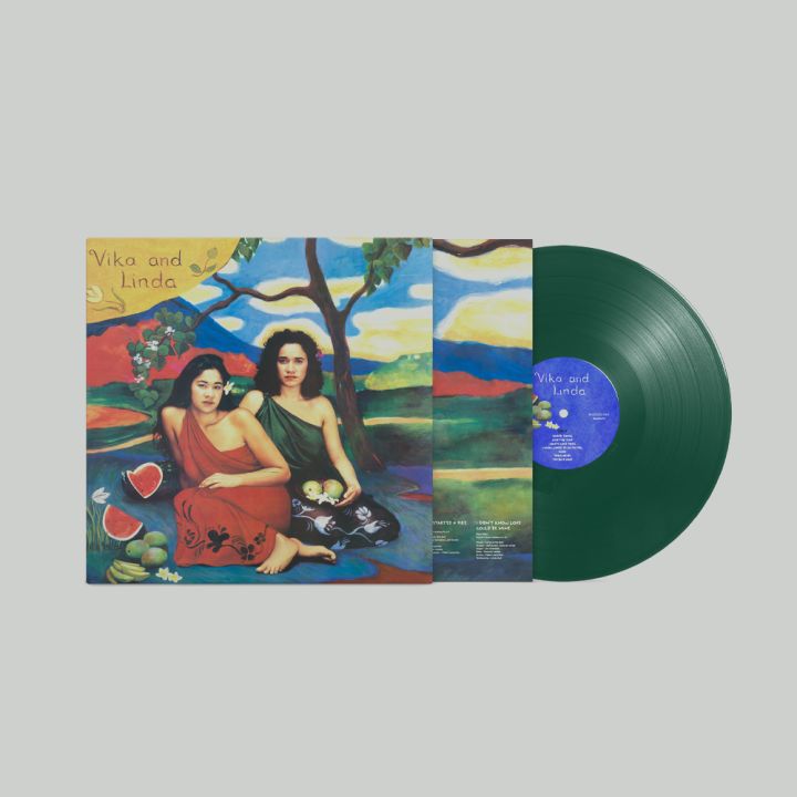 Vika &amp; Linda Dark Green Vinyl LP  (1994 Vika &amp; Linda debut) SIGNED