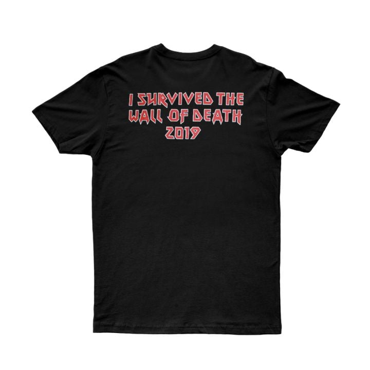 I Survived The Wall of Death Black Tshirt