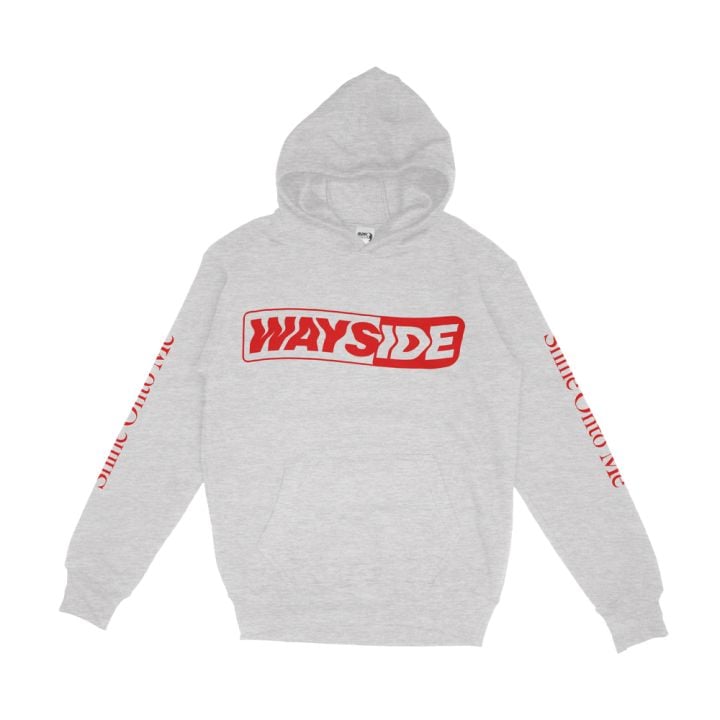 Wayside Logo Hood (Grey Marle)