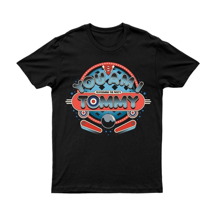 Tommy Tour Black Tshirt