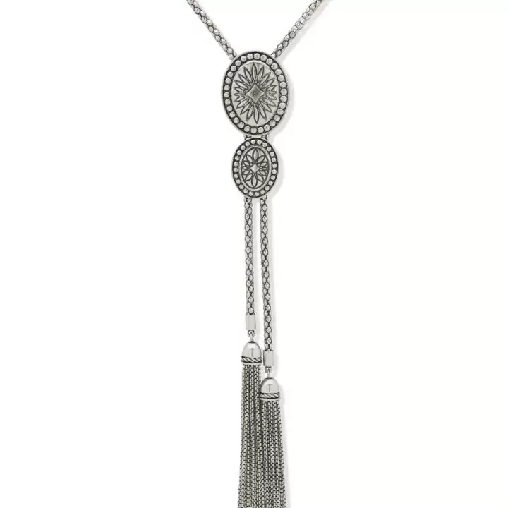 Silver-Plated Bolo Necklace