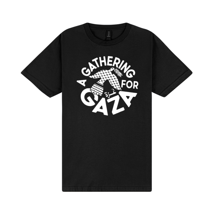A Gathering For Gaza - Black Event Tshirt
