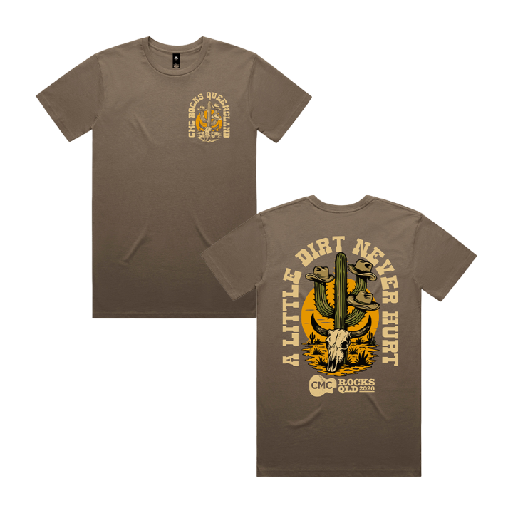 A Little Dirt Unisex Walnut Tshirt