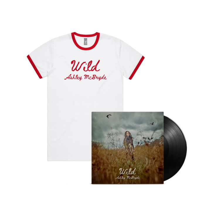 Wild - Black Vinyl + Ringer Tshirt