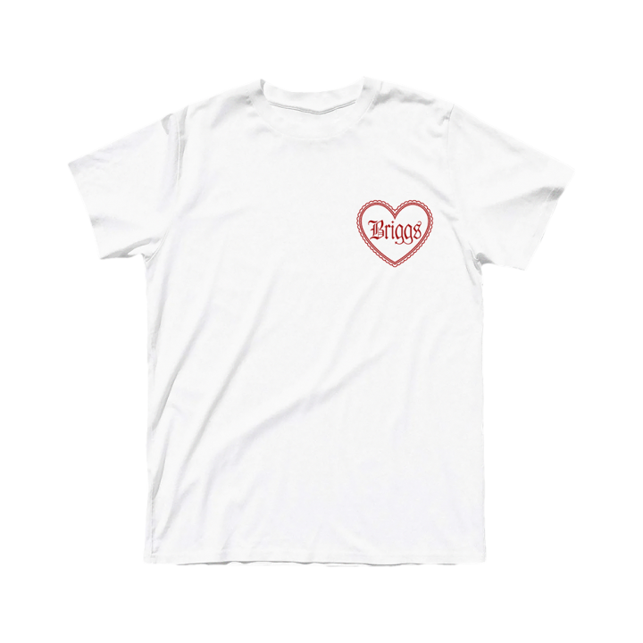 Briggs - Valentines Day White Tshirt
