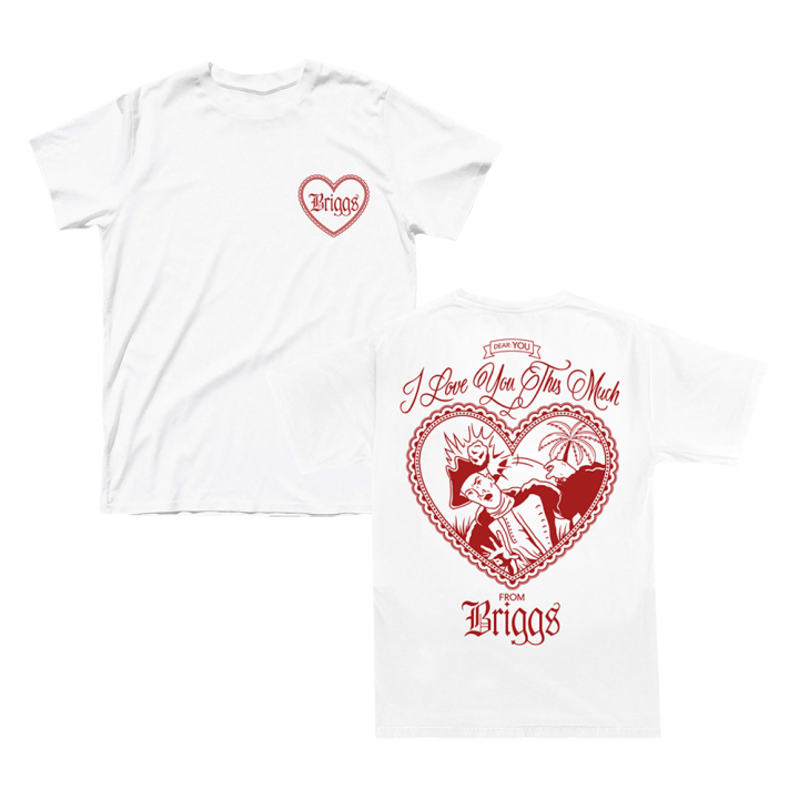Briggs - Valentines Day White Tshirt