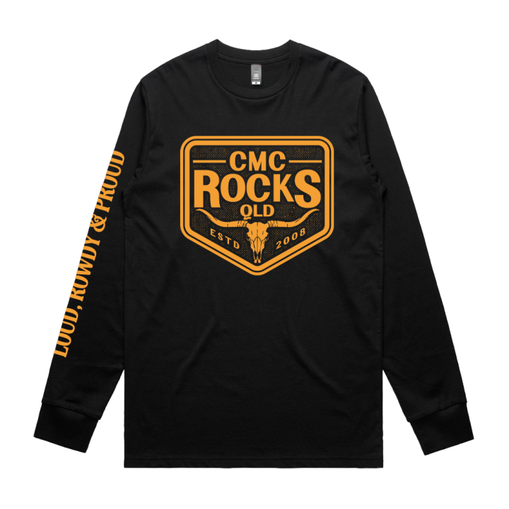 CMC 2026 Crest Unisex Black Longsleeve Tshirt