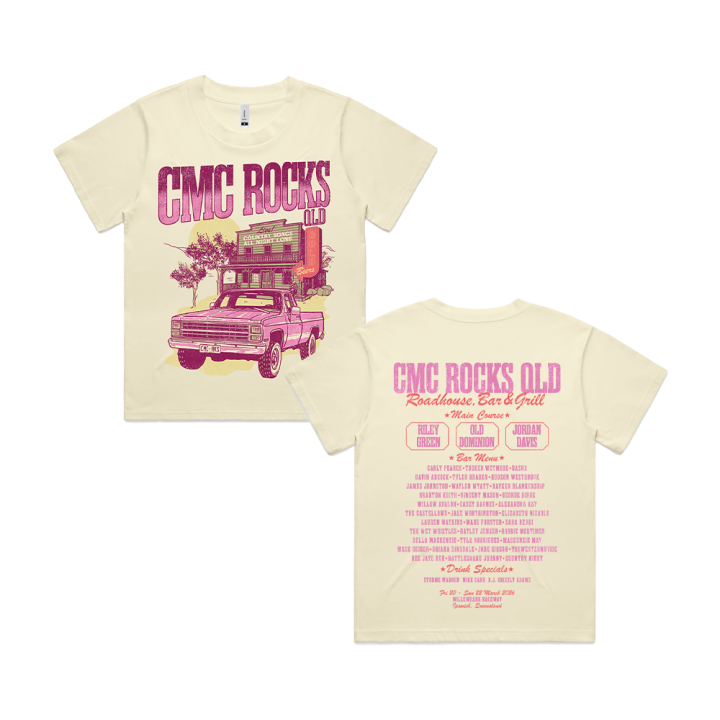 CMC Roadhouse Ladies Butter Yellow Tshirt