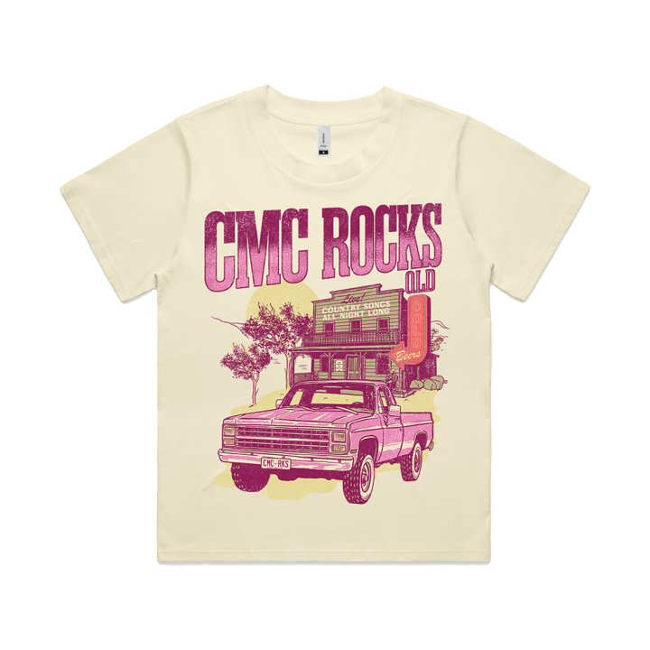 CMC Roadhouse Ladies Butter Yellow Tshirt