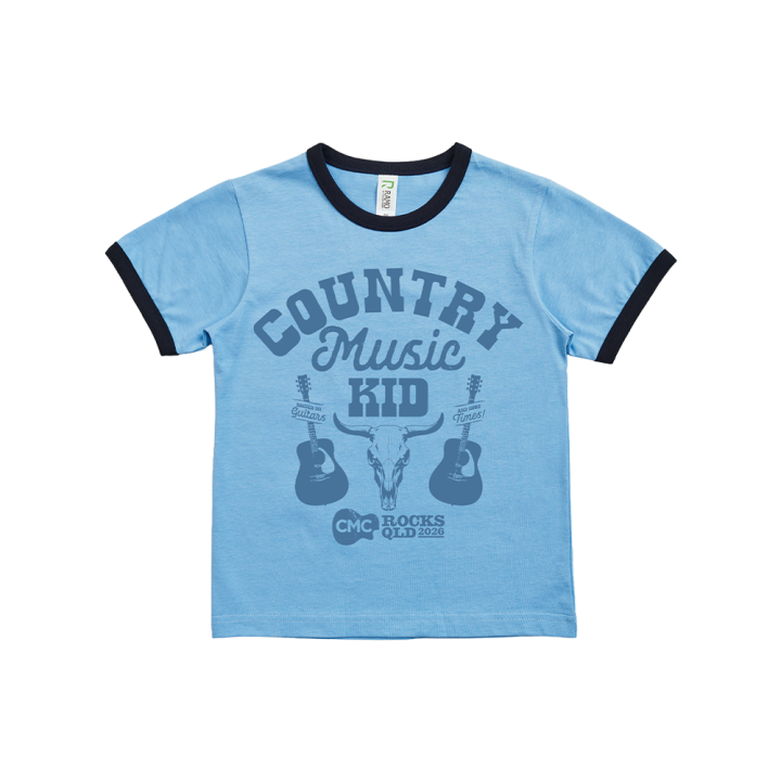 Country Music Kid Blue/Navy Ringer