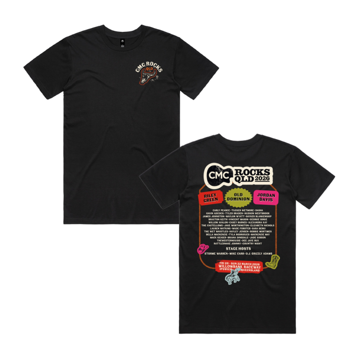 Cow Skull Sticker Unisex Black Tshirt