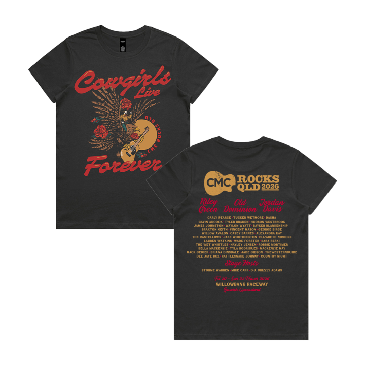 Eagle Rider Ladies Coal Tshirt